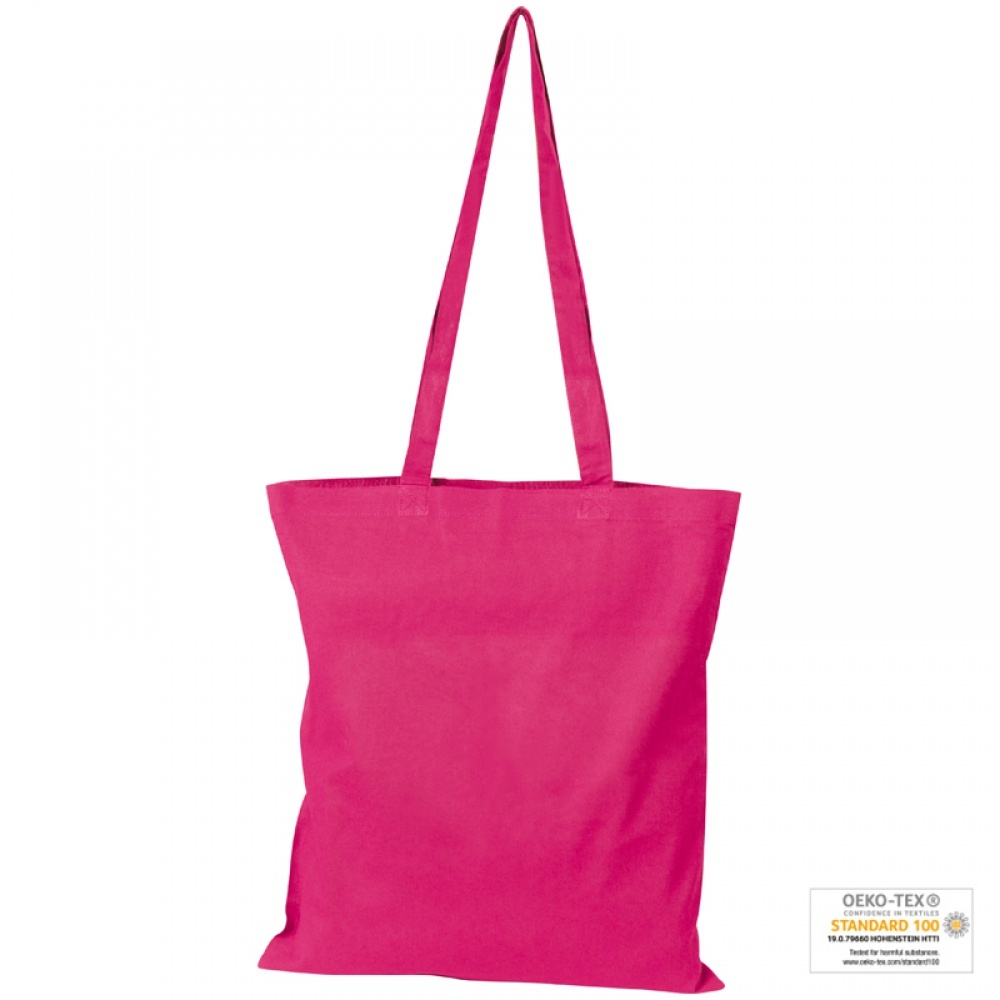 Logotrade promotional merchandise photo of: Cotton bag with long handles, Pink