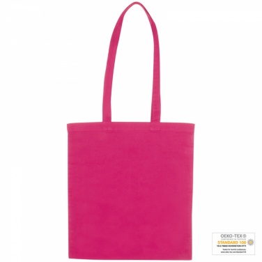 Logo trade promotional products image of: Cotton bag with long handles, Pink