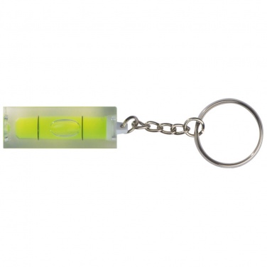 Logotrade advertising product picture of: Spirit level keyring, Yellow