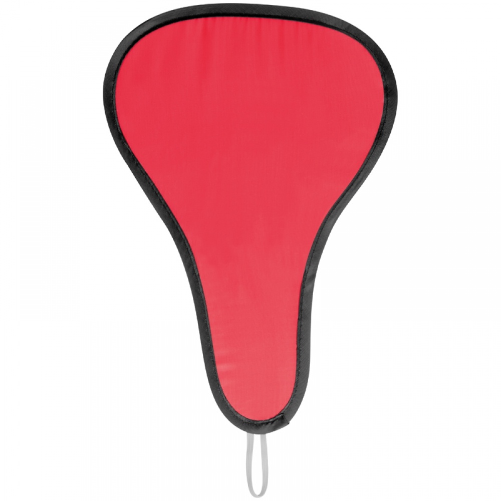 Logo trade promotional items image of: Foldable fan, Red