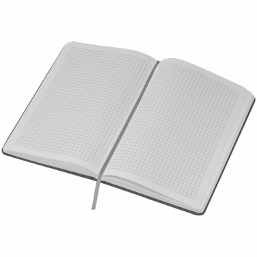 Logo trade corporate gifts image of: Notebook with pocket A5, Grey