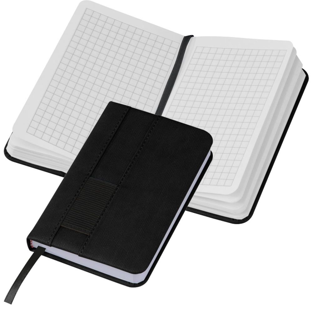 Logotrade corporate gift picture of: Notebook with pocket A6, Black