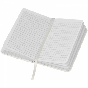 Logotrade promotional merchandise picture of: Notebook with pocket A6, White