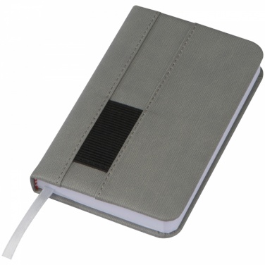 Logotrade corporate gifts photo of: Notebook with pocket A6, Grey