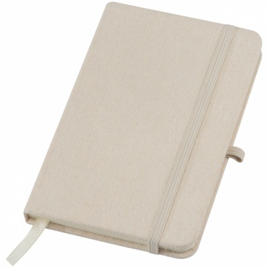 Logotrade promotional gift image of: Canvas notebook A6, Beige