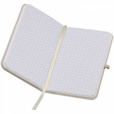 Logotrade promotional giveaways photo of: Canvas notebook A6, Beige