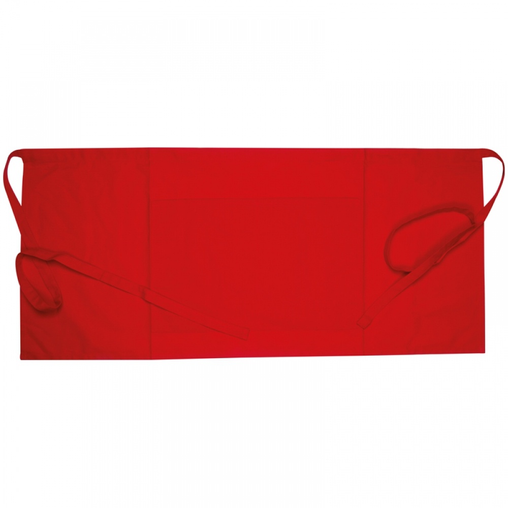 Logotrade promotional products photo of: Apron - small 180g Eco tex, Red