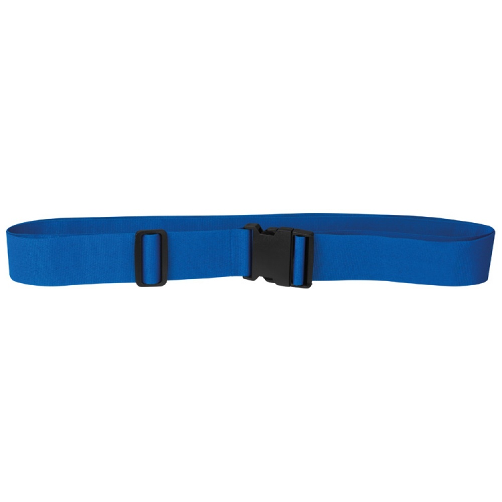 Logo trade promotional merchandise image of: Adjustable luggage strap, Blue