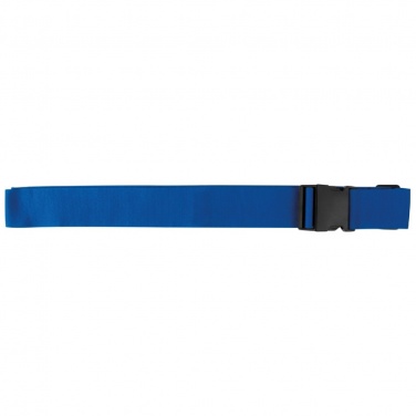 Logo trade promotional merchandise picture of: Adjustable luggage strap, Blue