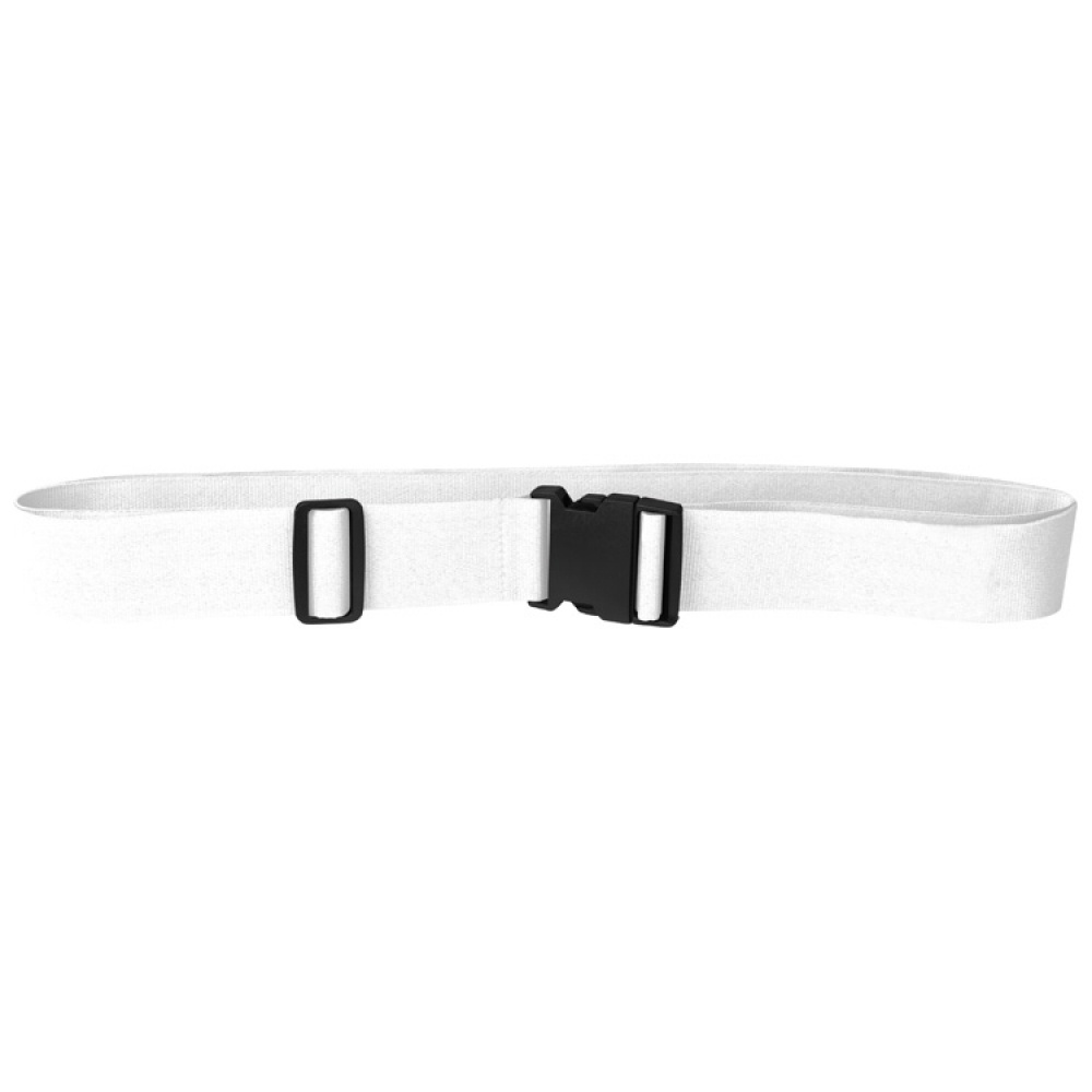 Logo trade promotional gifts picture of: Adjustable luggage strap, White