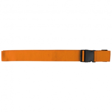 Logo trade business gift photo of: Adjustable luggage strap, Orange