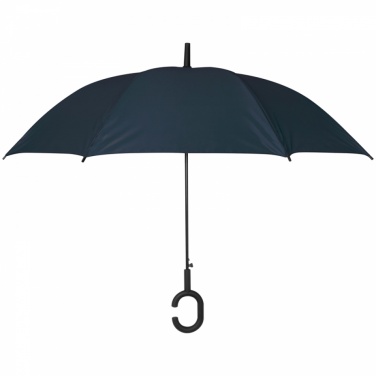 Logo trade business gifts image of: Hands-free umbrella, Blue