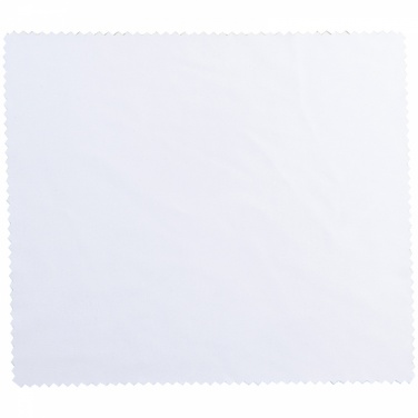 Logo trade promotional merchandise image of: Cleaning cloth - for sublimation print, White