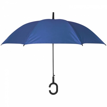 Logotrade promotional giveaway image of: Hands-free umbrella, Blue