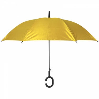 Logo trade promotional gift photo of: Hands-free umbrella, Yellow