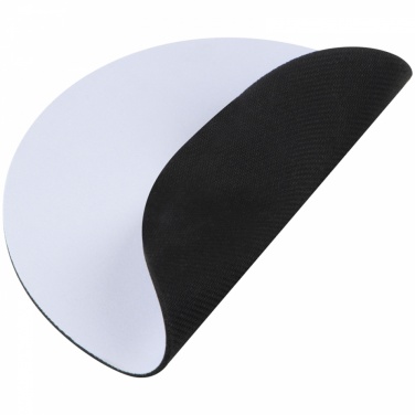 Logo trade promotional merchandise photo of: Round mousepad, White