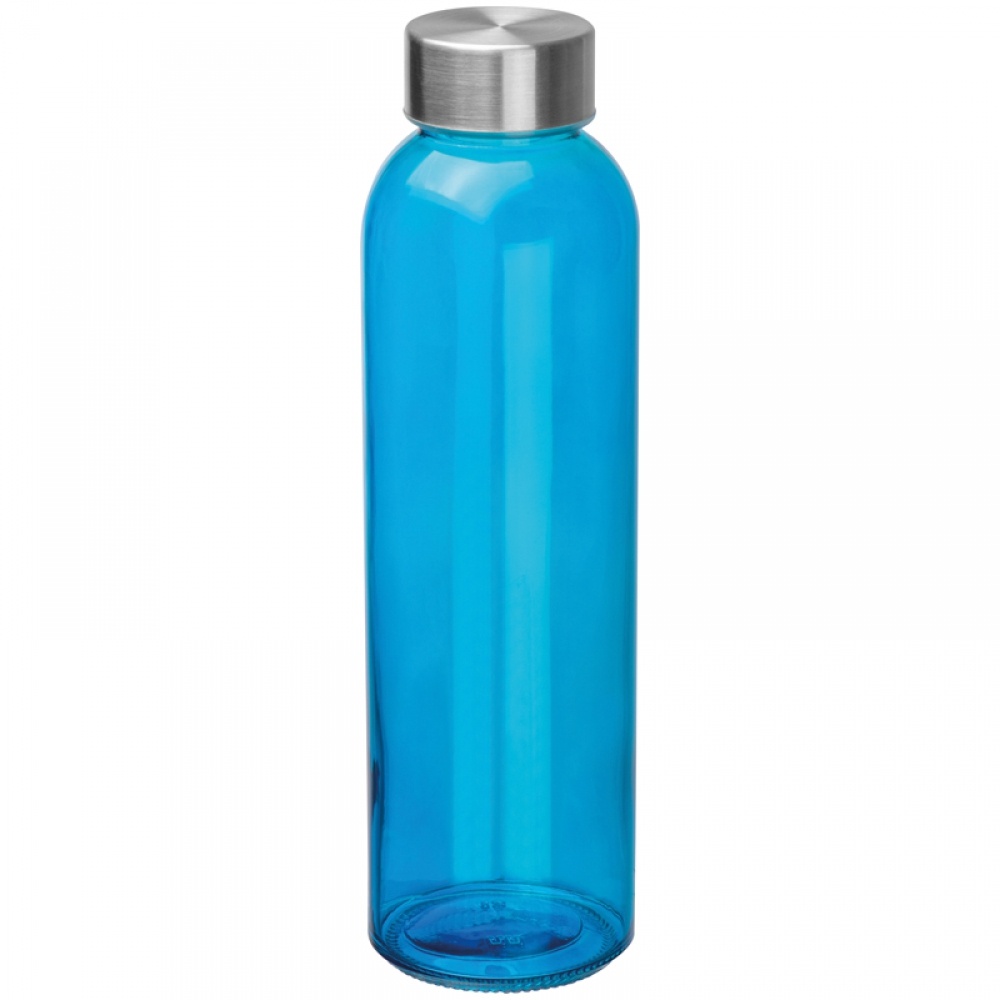 Logotrade promotional gift picture of: Transparent drinking bottle with imprint, blue