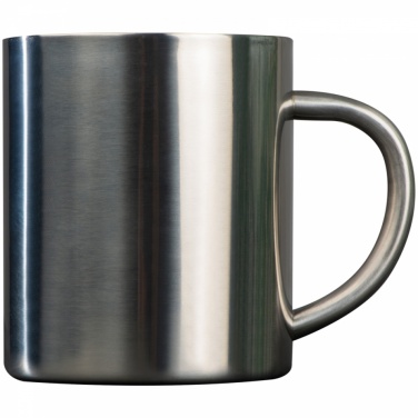 Logotrade promotional item image of: Metal mug, 300 ml, grey