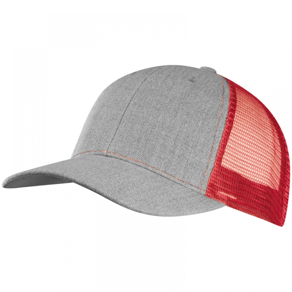 Logo trade promotional products picture of: Baseball Cap with net, Red