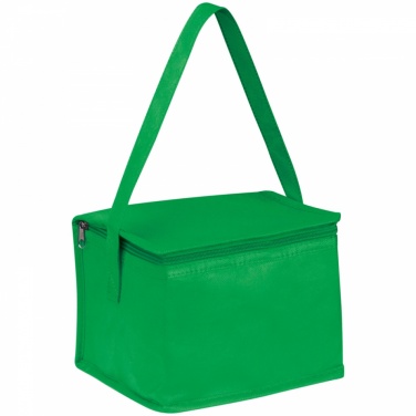 Logotrade promotional merchandise photo of: Non-woven cooling bag - 6 cans, Green