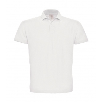 Logo trade corporate gift photo of: Polo shirt unisex ID.001 Piqué, White