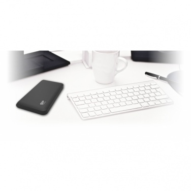 Logo trade corporate gift photo of: Power Bank Silicon Power S200, Black/White