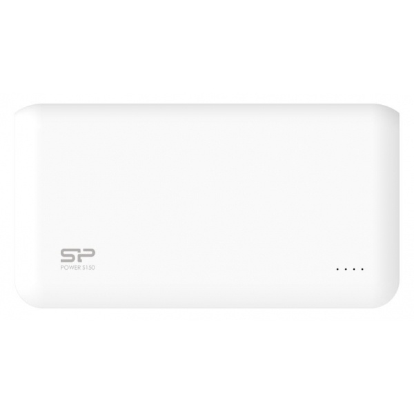 Logo trade advertising products image of: Power Bank Silicon Power S150, White