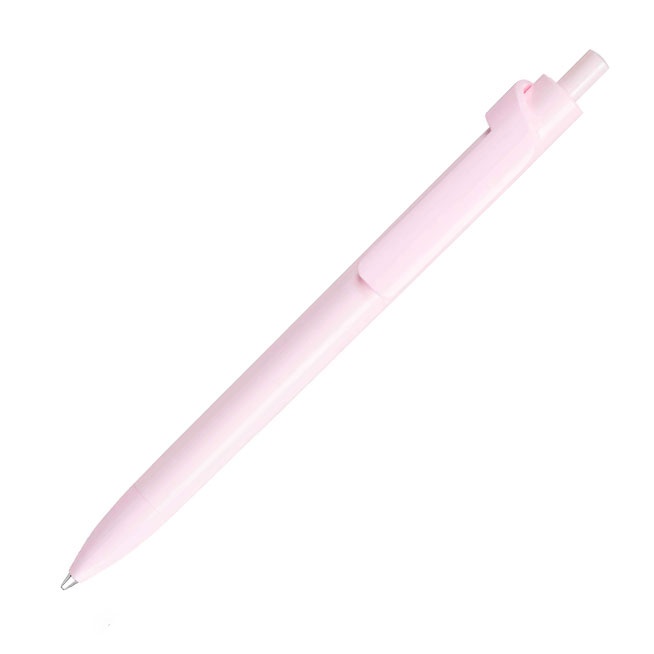 Logotrade promotional giveaway image of: Forte Safe Touch antibacterial ballpoint pen, pink