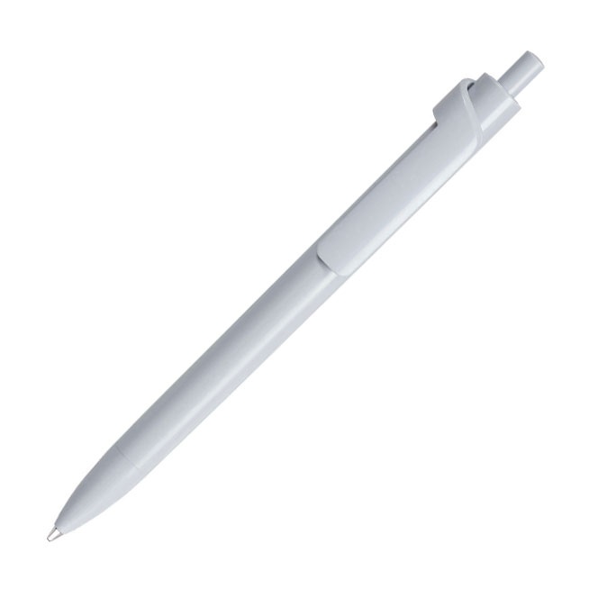 Logo trade promotional giveaways picture of: Forte Safe Touch antibacterial ballpoint pen, grey