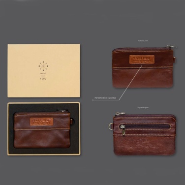 Logo trade corporate gifts picture of: Leather wallet, brown