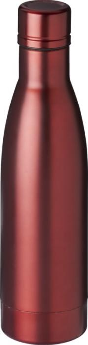 Logo trade business gifts image of: Vasa copper vacuum insulated bottle, 500 ml, red