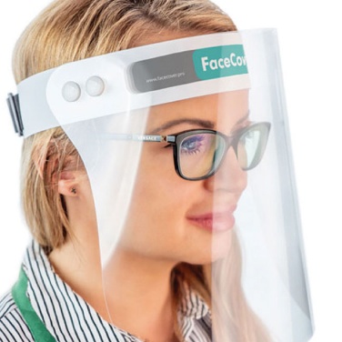 Logo trade promotional items picture of: Face cover, transparent