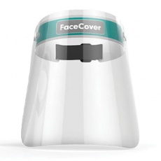 Face cover, transparent