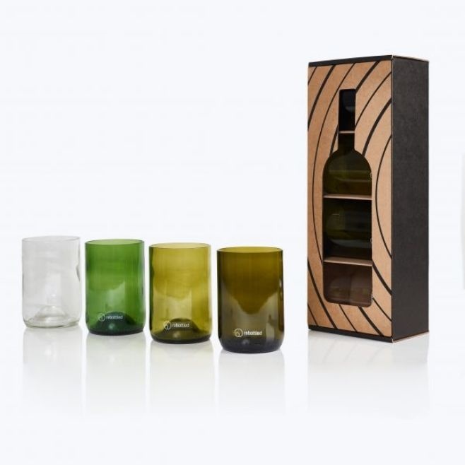 Logotrade corporate gift image of: Drinking glass rebottled