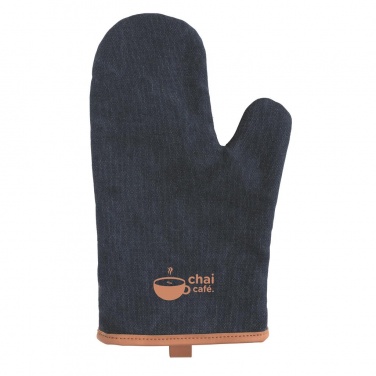 Logotrade corporate gifts photo of: Deluxe canvas oven mitt, blue