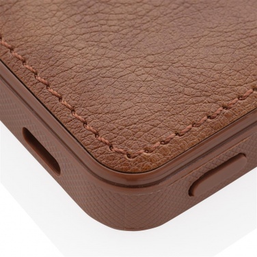 Logo trade promotional item photo of: Tusca 10.000 mAh PU powerbank, brown