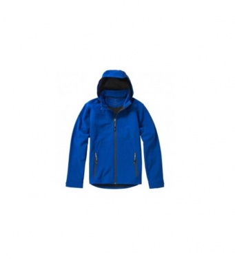 Logo trade promotional merchandise picture of: #44 Langley softshell jacket, blue