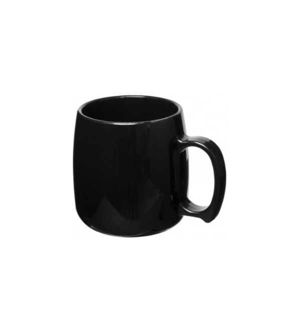 Logotrade business gift image of: Classic 300 ml plastic mug, black