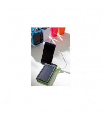 Logotrade corporate gift picture of: Powerbank, Helios, black-green