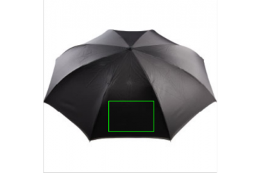 Logo trade promotional gifts picture of: Reversible windproof  umbrella 23”, grey