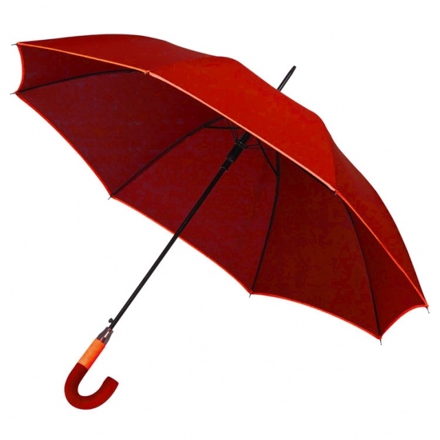 Logo trade promotional gifts picture of: Classical umbrella 'Lexington',  red