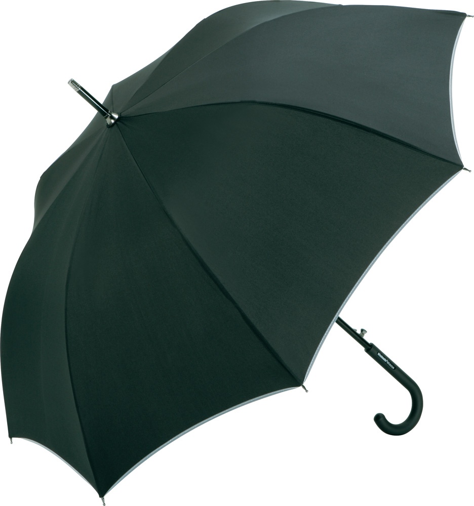 Logotrade promotional merchandise picture of: Windproof AC alu midsize umbrella Windmatic, black