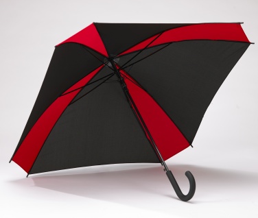 Logotrade promotional products photo of: Colorful umbrella Saint Tropez, red/black