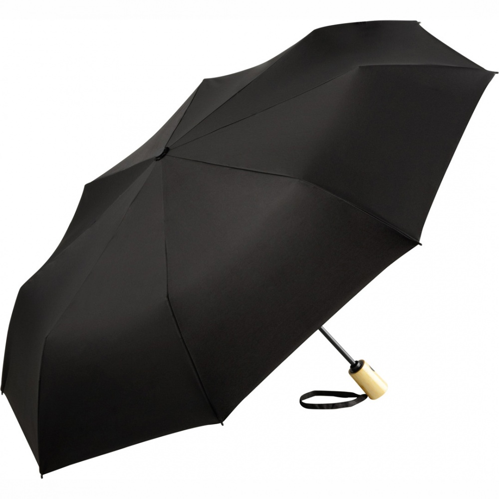 Logotrade promotional gifts photo of: AOC little umbrella ÖkoBrella, 5429, black