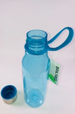 Logotrade promotional gift picture of: Transparent water bottle Lean, blue