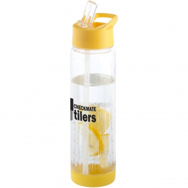 Logotrade business gifts photo of: Tutti frutti drinking bottle with infuser, yellow