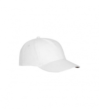 Logo trade promotional items picture of: Feniks 5 panel cap, white