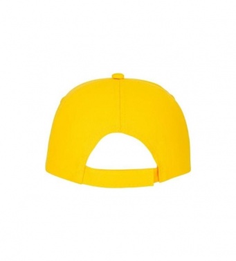 Logo trade promotional merchandise photo of: Feniks 5 panel cap, yellow