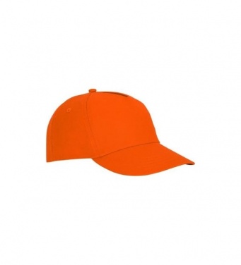 Logo trade advertising products picture of: Feniks 5 panel cap, orange