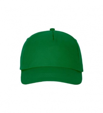 Logo trade promotional merchandise image of: Feniks 5 panel cap, green